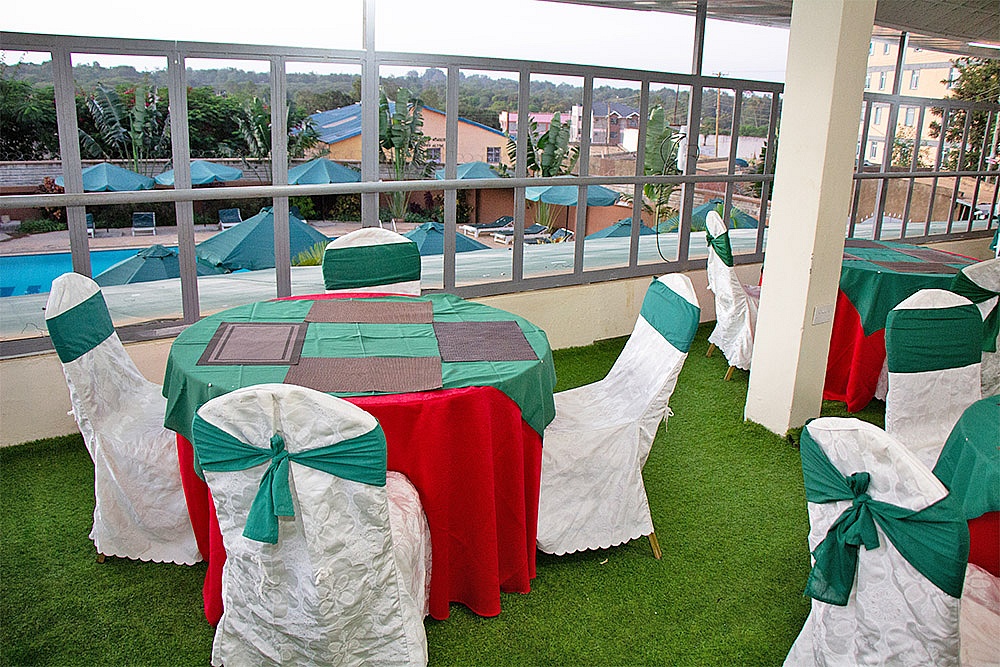 Parkside Villa Kitui- pool side restaurant 1
